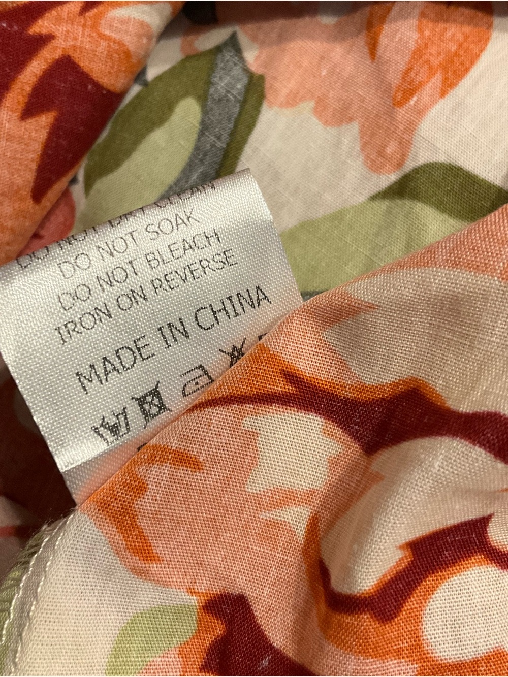 Floral Halter Maxi Dress in Coral & Green - Picture 9 of 9